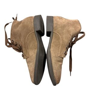 Sam Edelman circus Brown Suede Lace-Up Ankle Boots